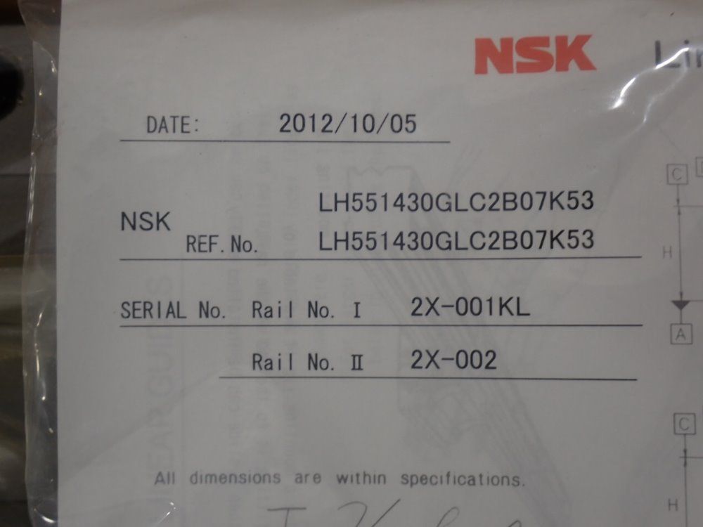 Nsk Linear Guide