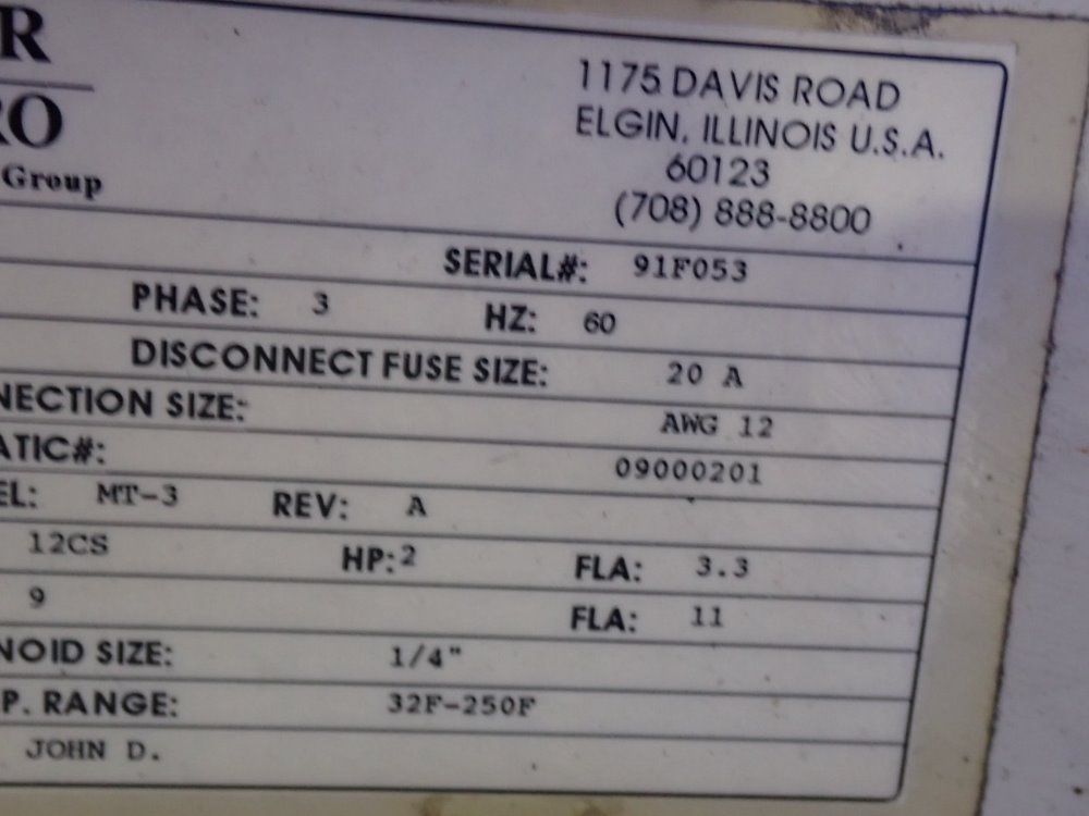 Conair/tempro Temperature Controller