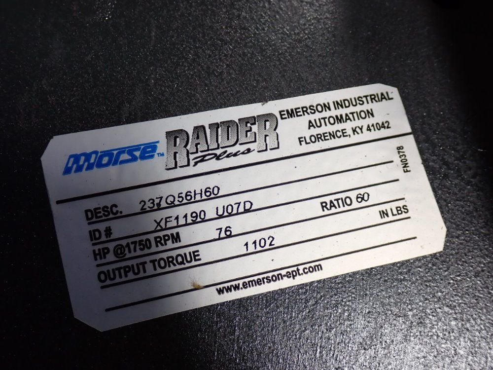 Morse/raider Gear Reducer