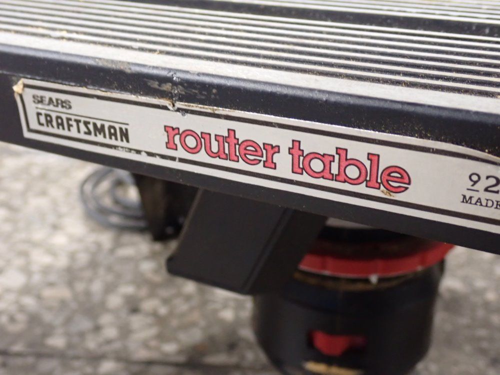 Sears Craftsman Router Table