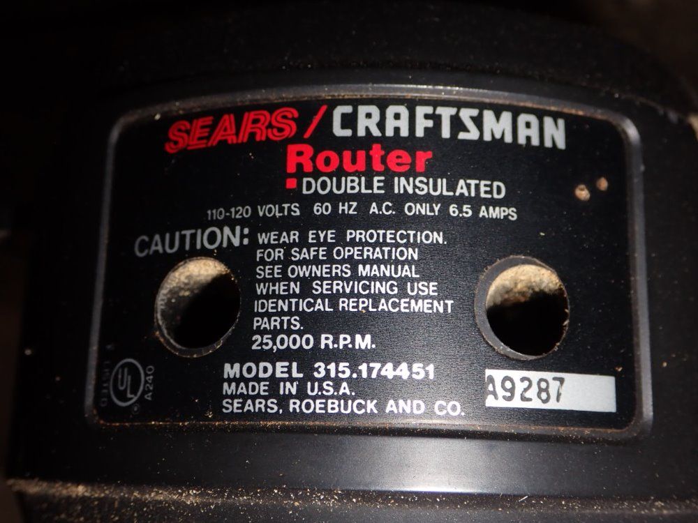 Sears Craftsman Router Table