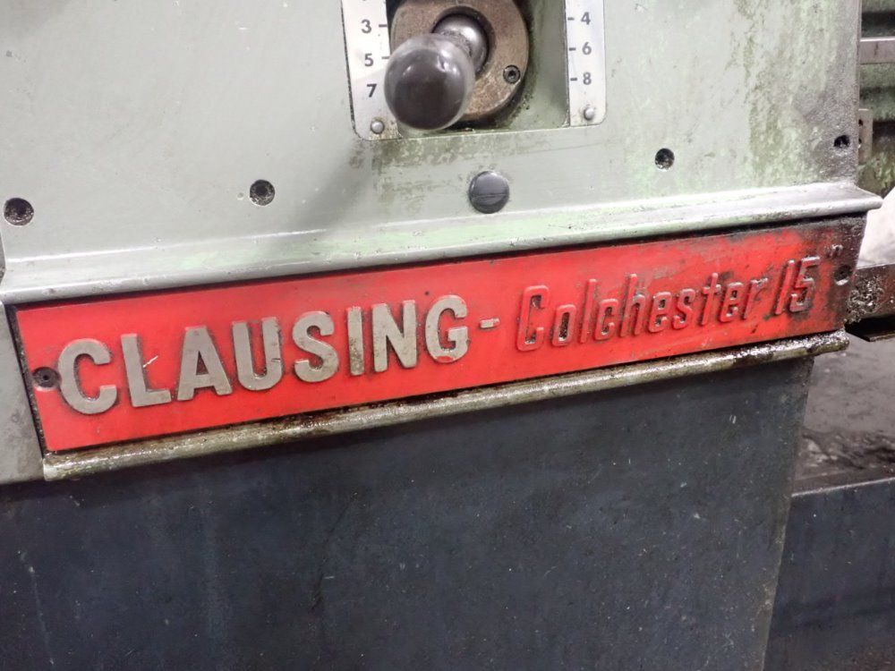Clausing 17" X 35" Colchester 15 Lathe - Colchester 15