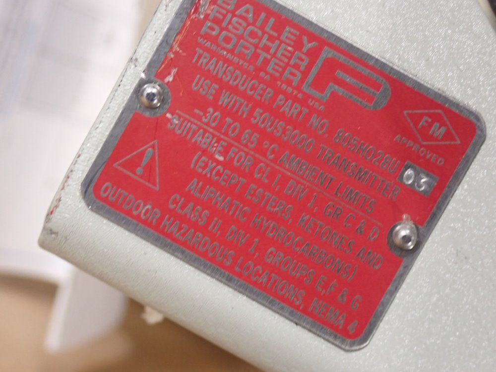 Bailey Fischer Porter Transducer