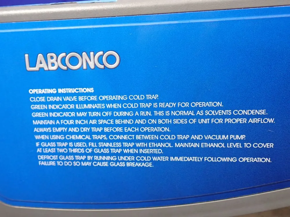 Labconco 7" X 8" Cold Trap - 746002g