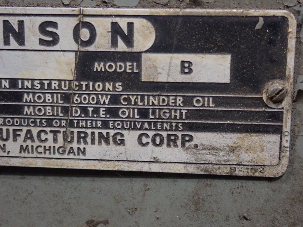 Johnson Horizontal Band Saw