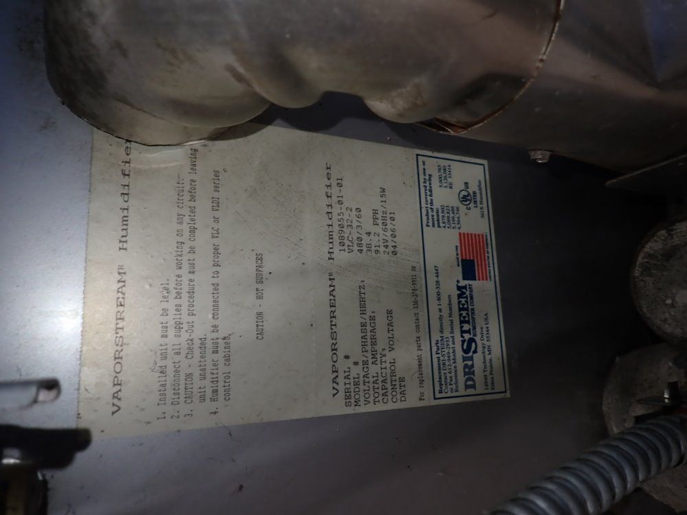 Dristeem 91.2 Pph Vaporstream Humidifier - Vlc-32-2