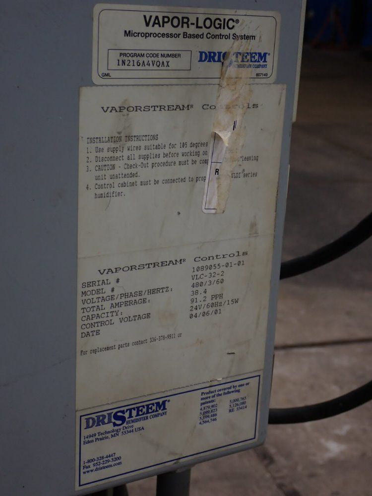 Dristeem 91.2 Pph Vaporstream Humidifier - Vlc-32-2