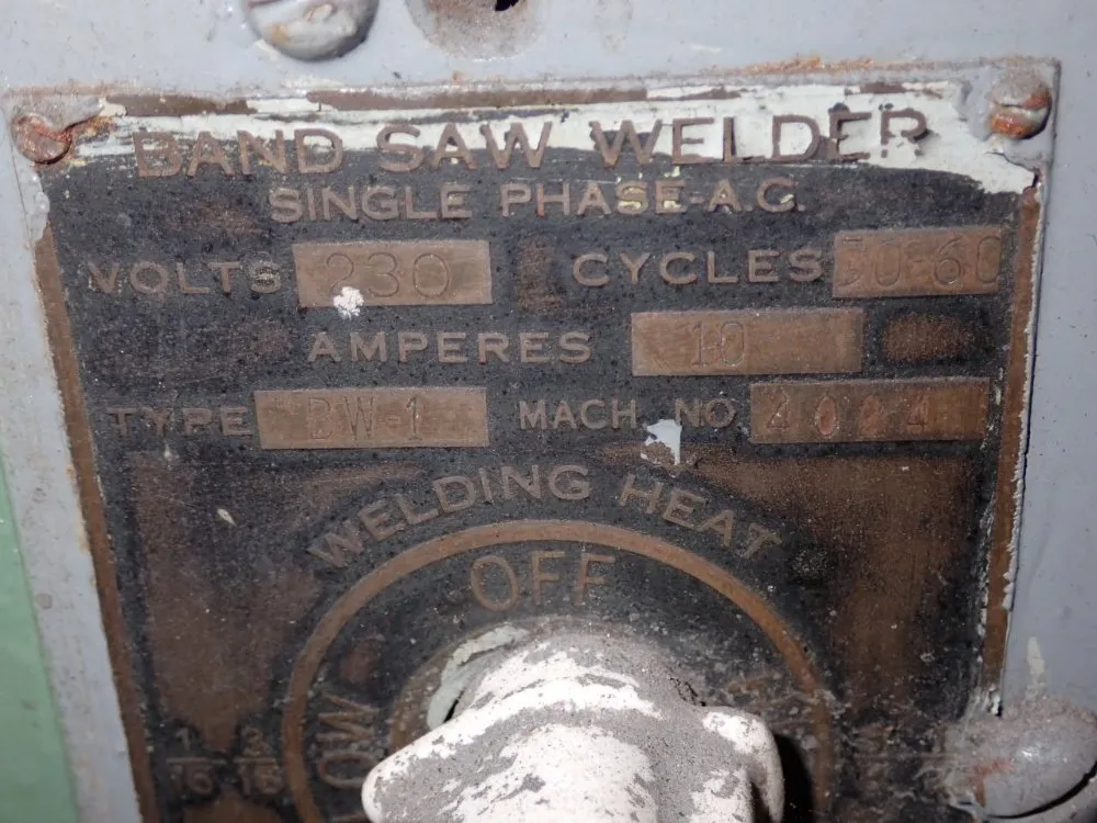 Grob Brothers Vertical Band Saw