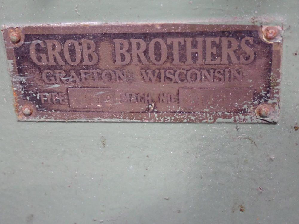 Grob Brothers Vertical Band Saw