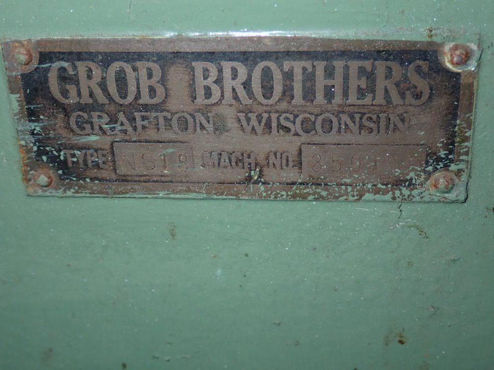 Grob Brothers Vertical Band Saw