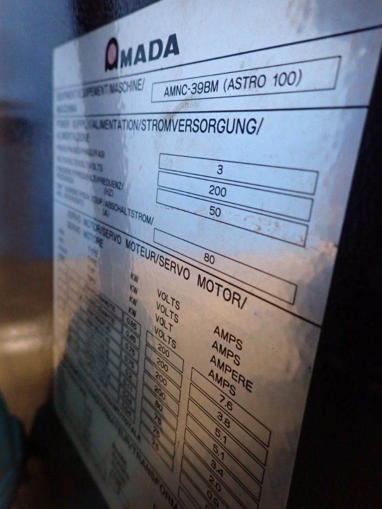 Amada Cnc Press Brake - Fbd-8025m