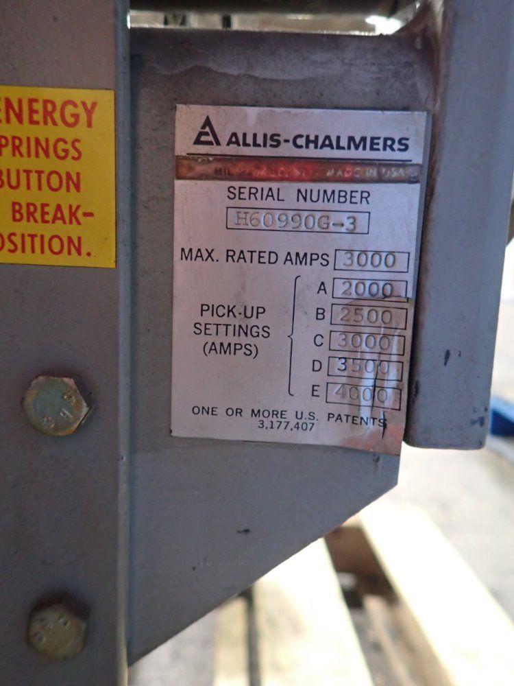 Allis-chalmers Circuit Breaker