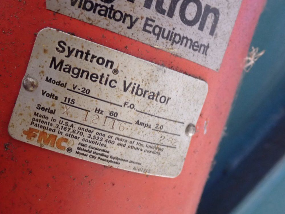 Fmc Syntron Magnetic Vibratory Supply Hopper
