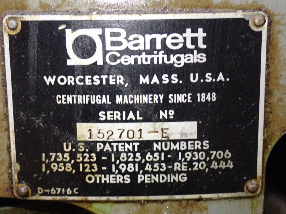 Barret Centrifugals Chip Spinner