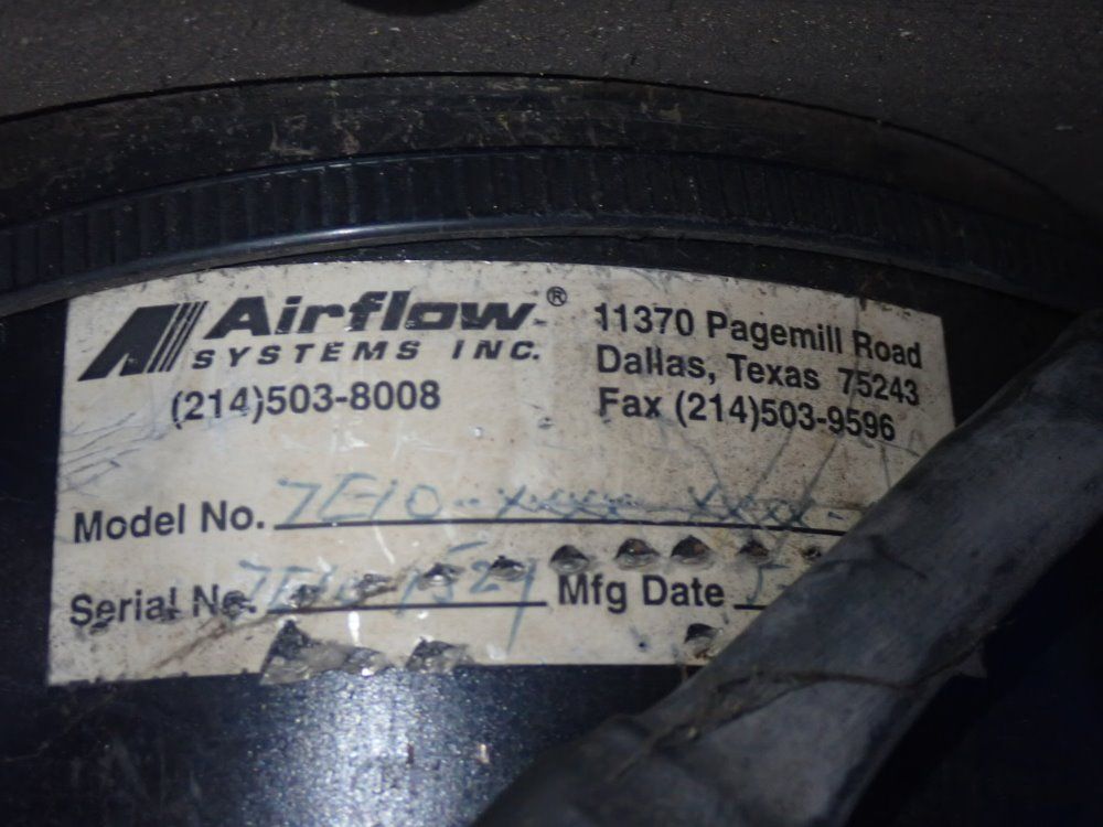 Airflow Systems Inc Air Flow Fume Collector