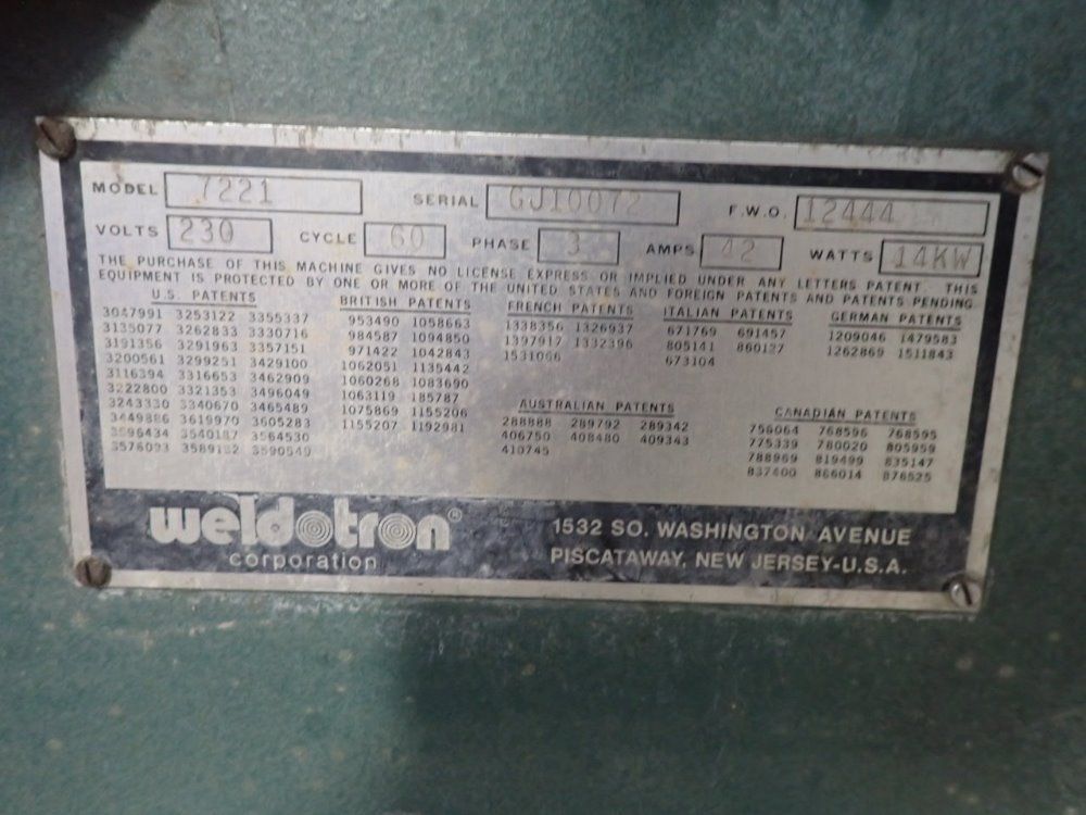 Weldtron Heat Tunnerl