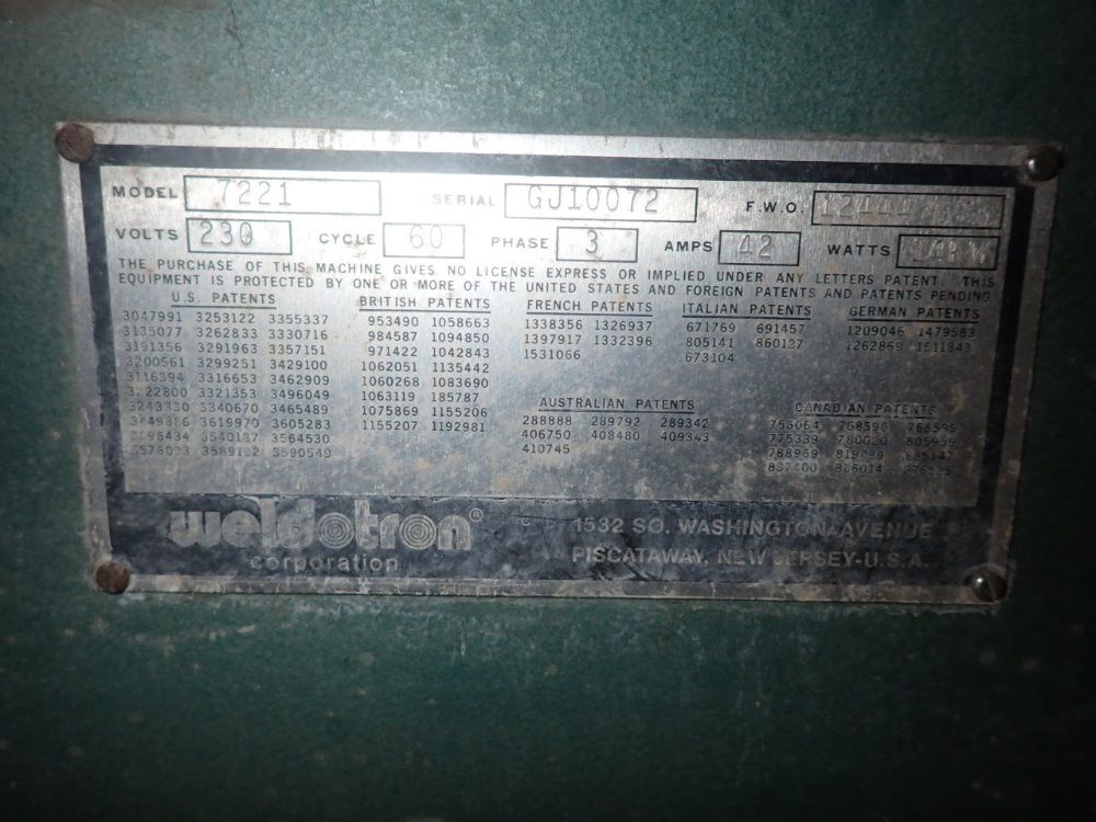 Weldtron Heat Tunnerl