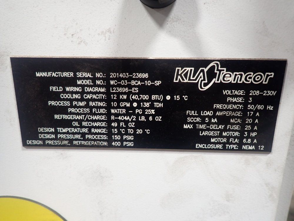 Kla Tencor Portable Chiller