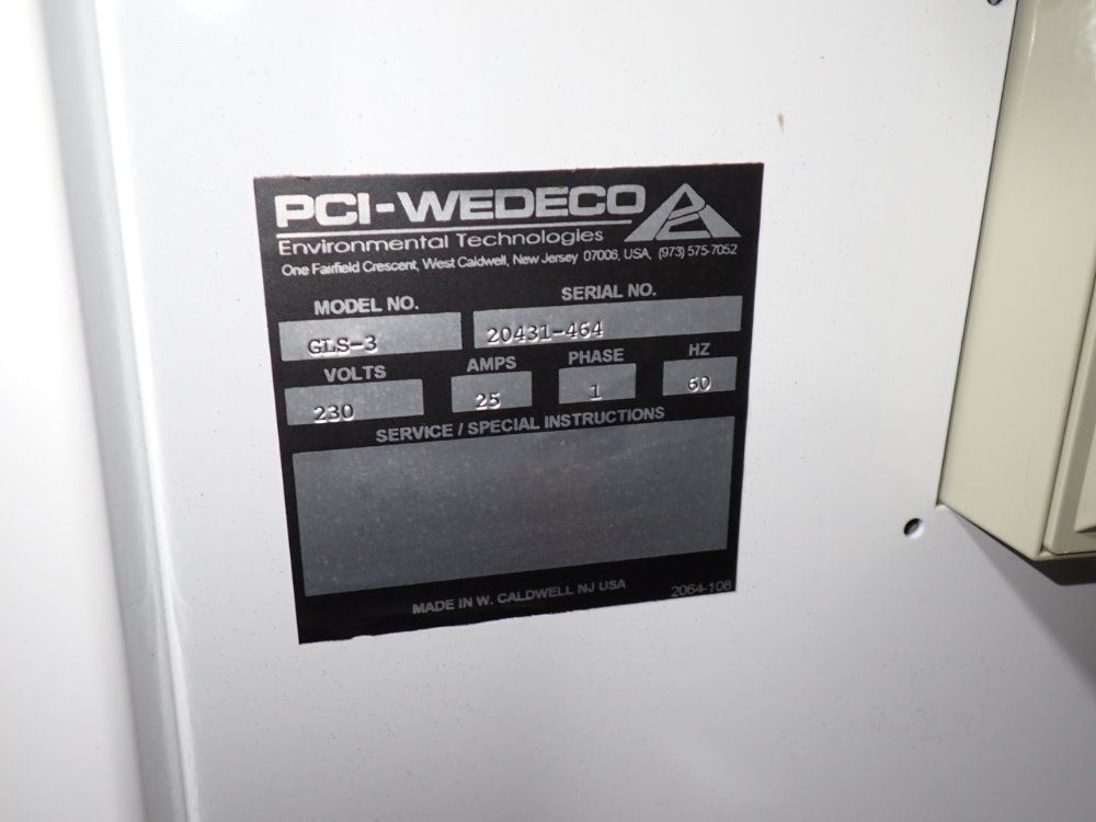 Pci-wedeco Gl5-3 Ozone Generator - Gl5-3