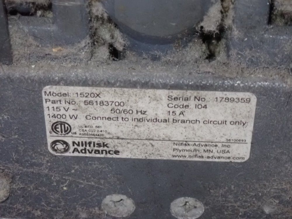 Advance 20" Dia Floor Buffer - Uh520