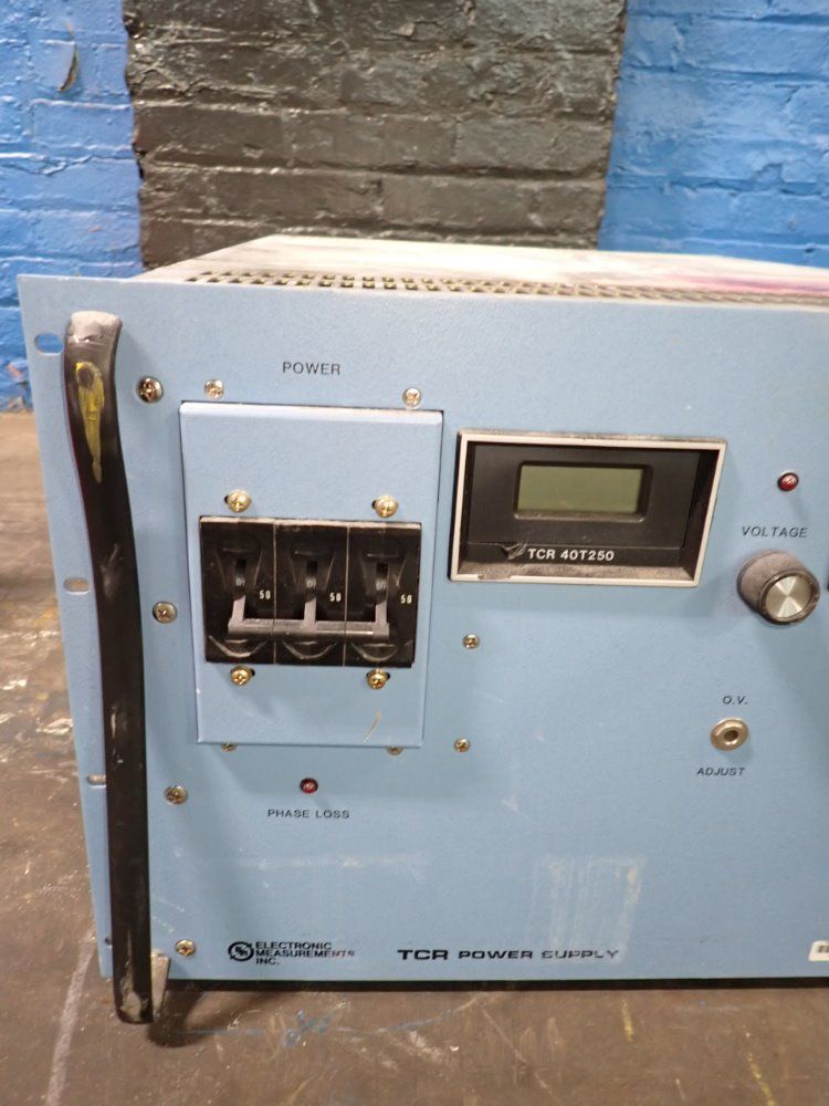 Electronic Measurements Power Supply - Tcr 40t0250-1-d-ov
