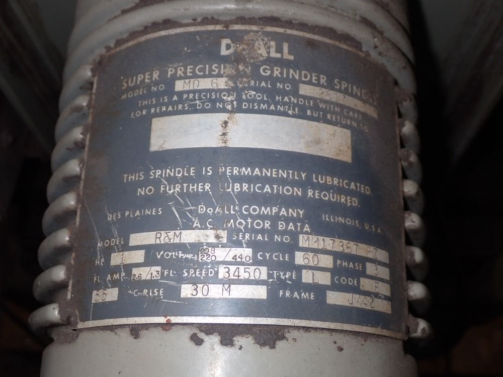 Doall 1hp/1.3a Surface Grinder - Md-6