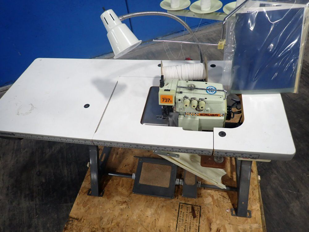 Hoffman Bros 2", 1/2 Hp Motor Sewing Table And Machine - 737 D