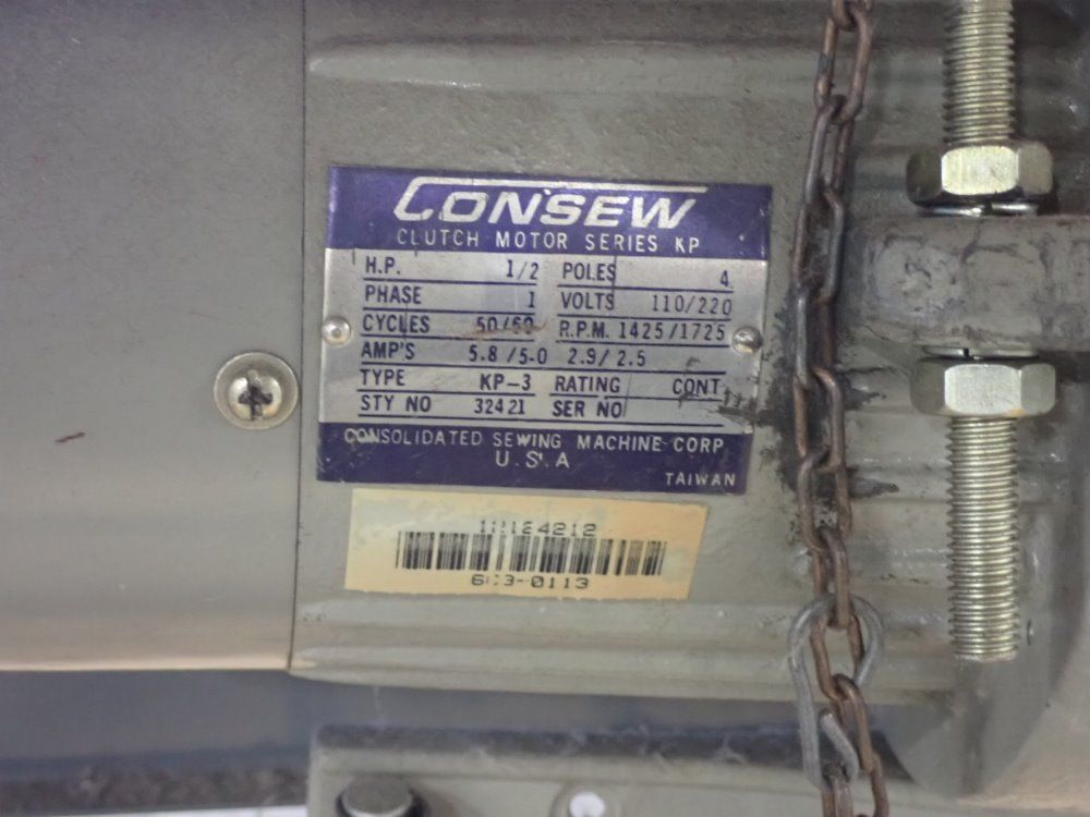 Hoffman Bros 2", 1/2 Hp Motor Sewing Table And Machine - 737 D