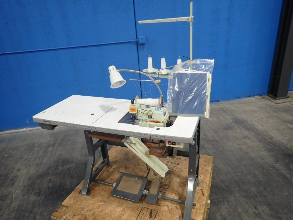 Hoffman Bros 2", 1/2 Hp Motor Sewing Table And Machine - 737 D