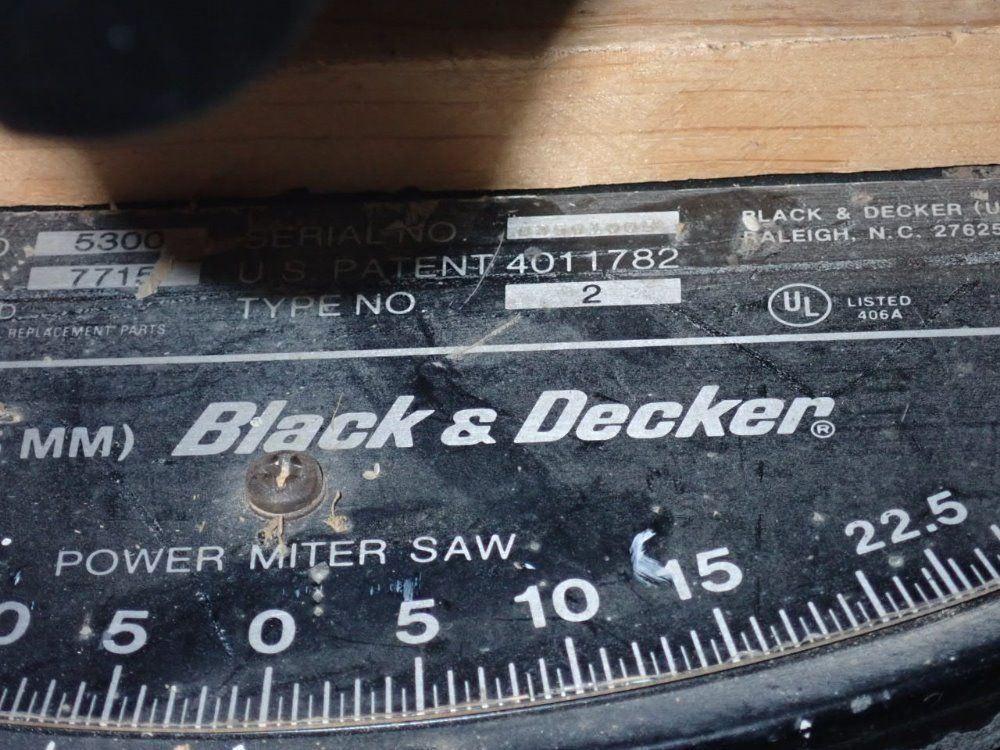 Black And Decker Power Miter Saw