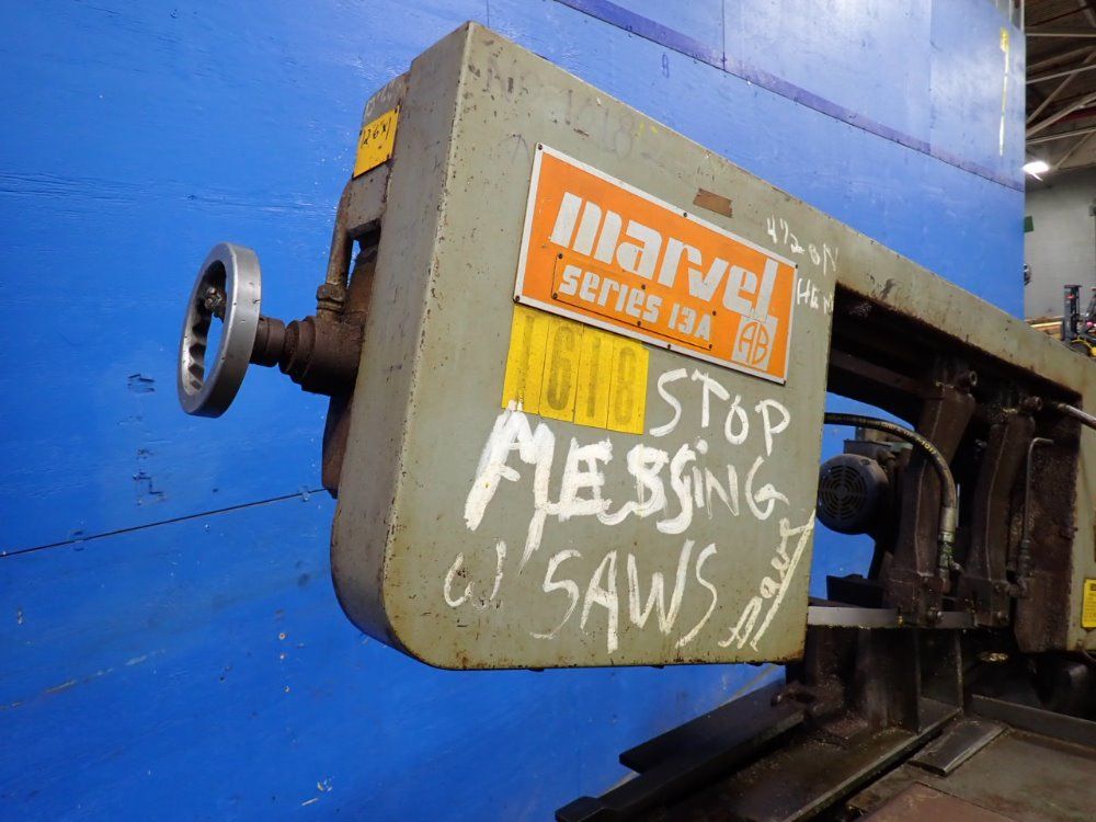 Marvel 16" X 13 1/2" M11/13a Horizontal Band Saw - M11/13a
