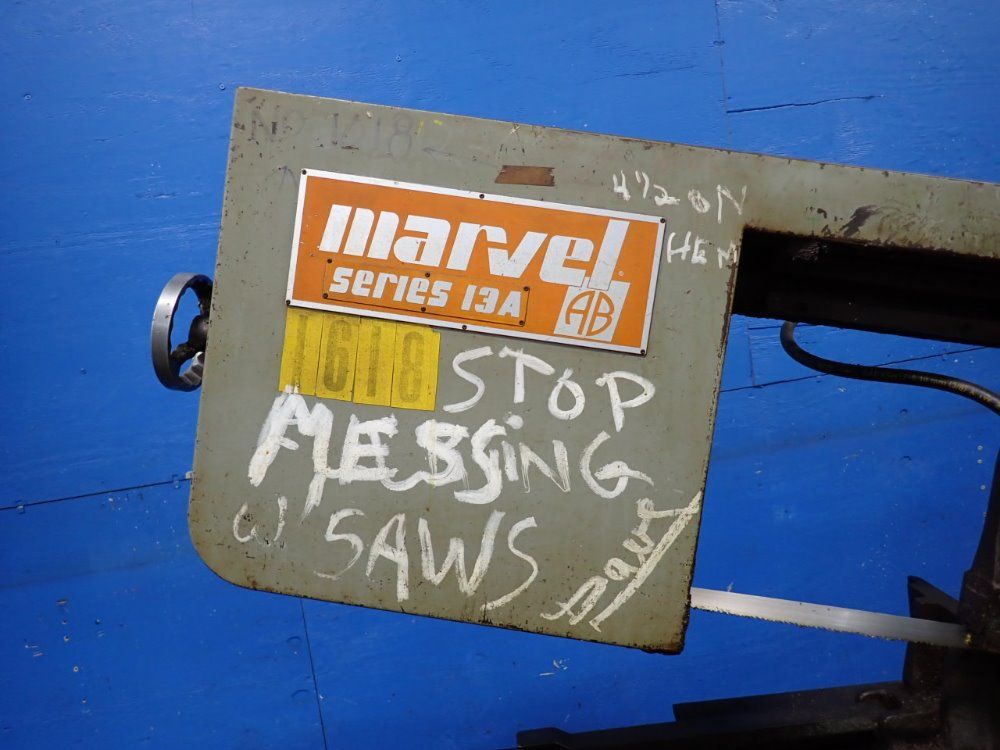 Marvel 16" X 13 1/2" M11/13a Horizontal Band Saw - M11/13a