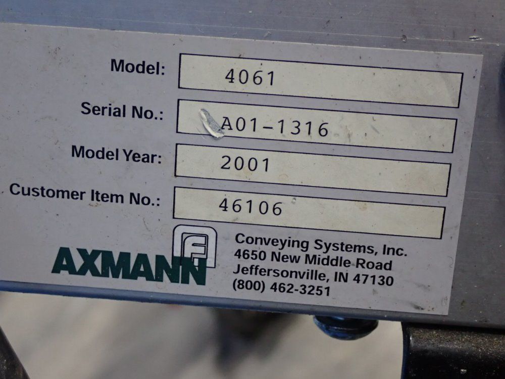 Axman Power Belt Conveyor - 4061