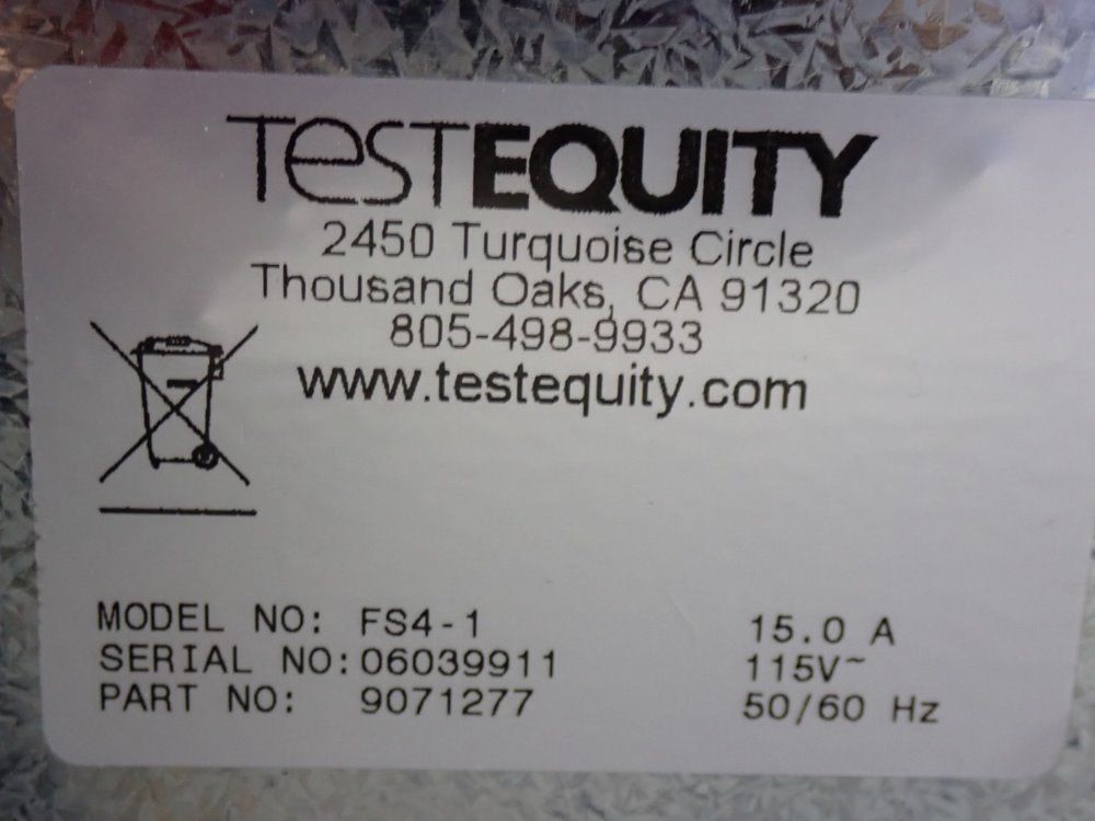 Test Equity Forced Air Oven - Fs4-1