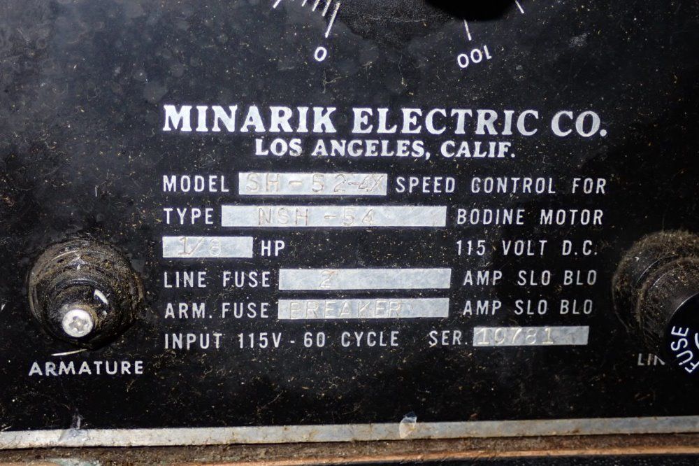 R. Howard Strasbaugh Universal Lens Grinder - 7h/sh-52-4x
