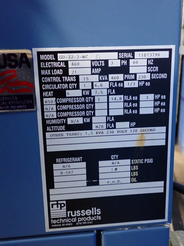 Russells Russells Gb323wc Temperature Chamber