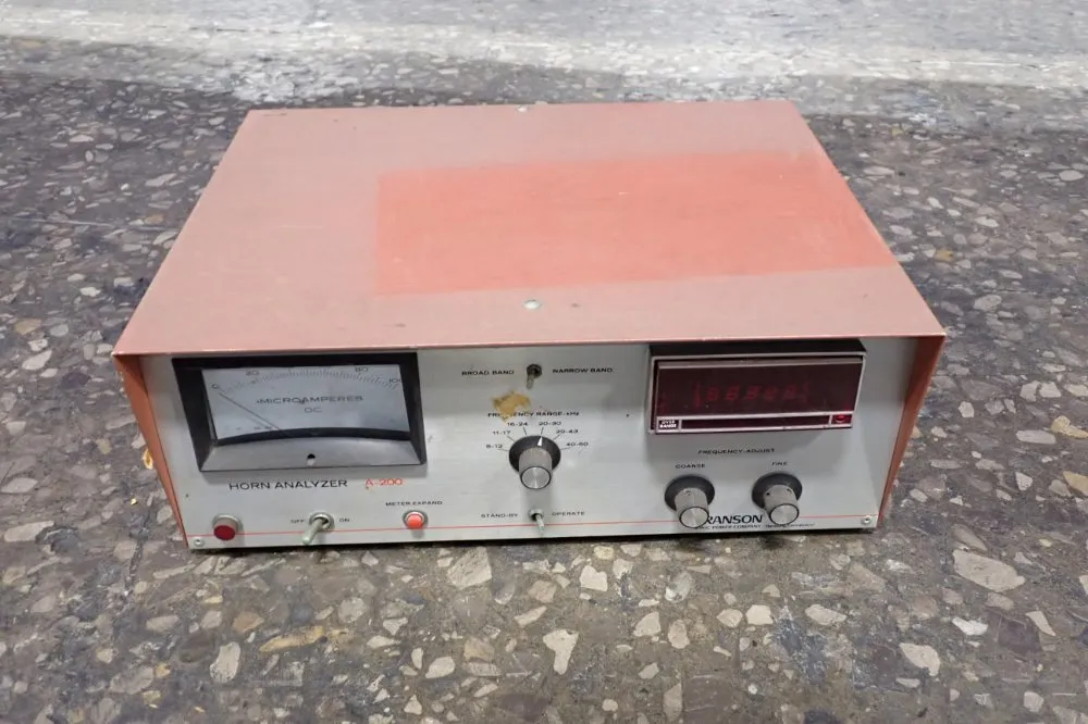 Branson Horn Analyzer - A-200