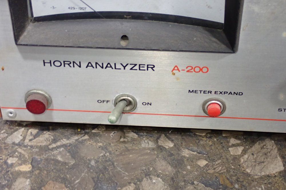 Branson Horn Analyzer - A-200