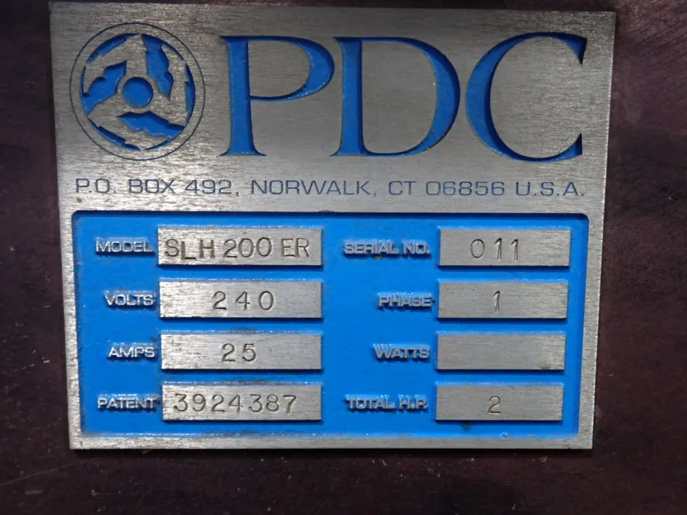 Pdc Slh 200 Er Shrink Sleeve Labeler - Slh 200 Er