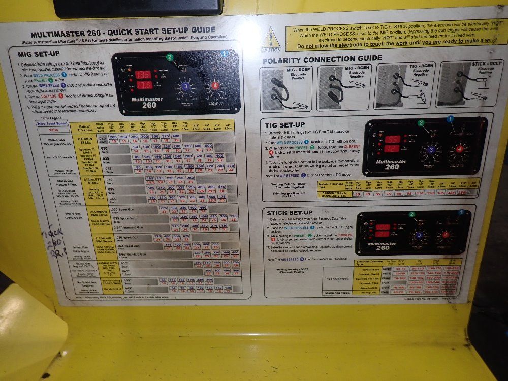 Esab 10a Multimaster 260 Welder - Multimaster 260