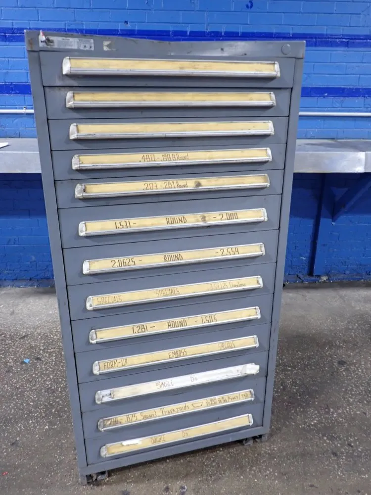 Vidmar 13 Drawers Tool Cabinet