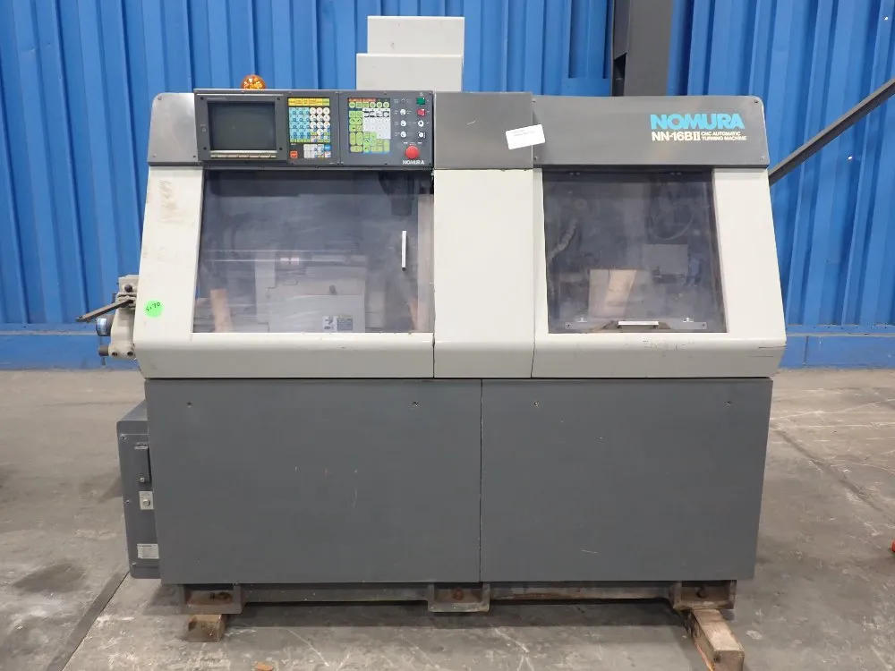 Nomura 1/4hp/1.5kw/18a Cnc Swiss Type Screw Machine - Nn16bii