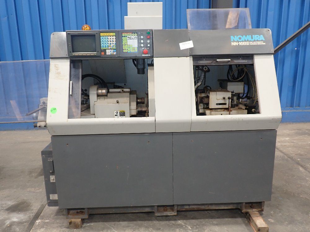 Nomura 1/4hp/1.5kw/18a Cnc Swiss Type Screw Machine - Nn16bii