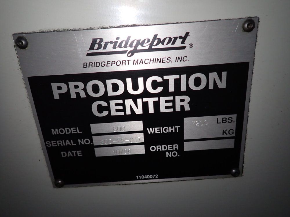 Bridgeport 39" X 19" Vmc 800 Cnc Vmc - Vmc 800