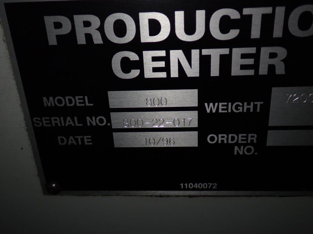 Bridgeport 39" X 19" Vmc 800 Cnc Vmc - Vmc 800