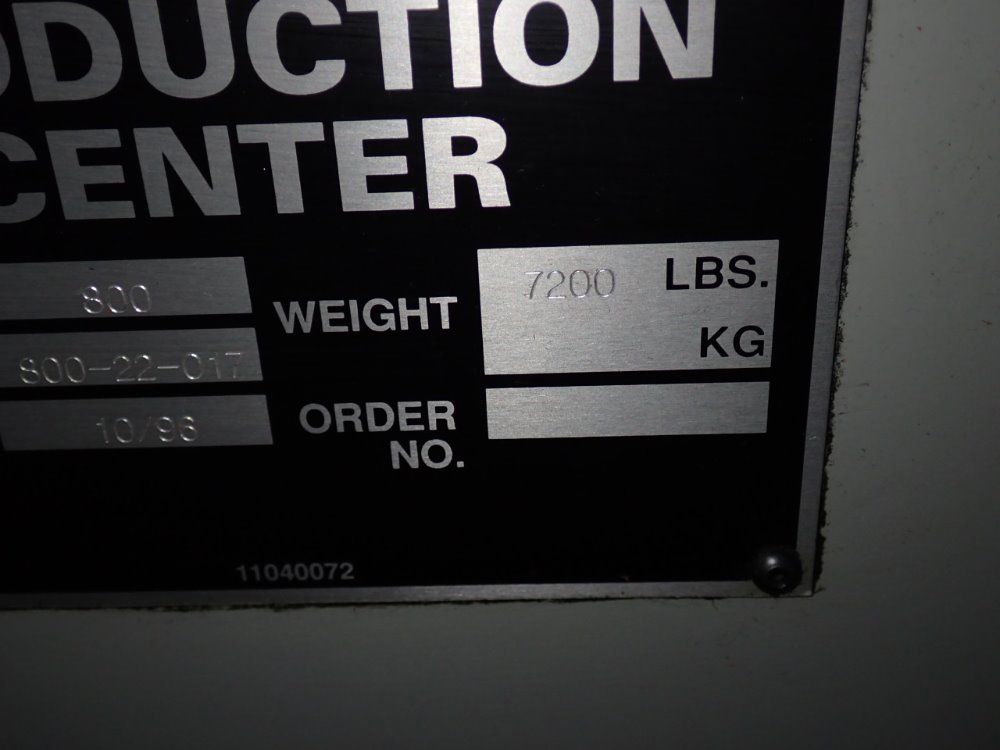 Bridgeport 39" X 19" Vmc 800 Cnc Vmc - Vmc 800