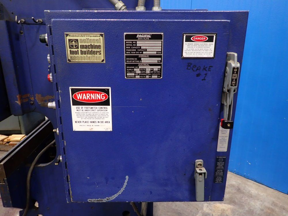 Pacific Tri-acro 11.22 Ton Press Brake - 17-4