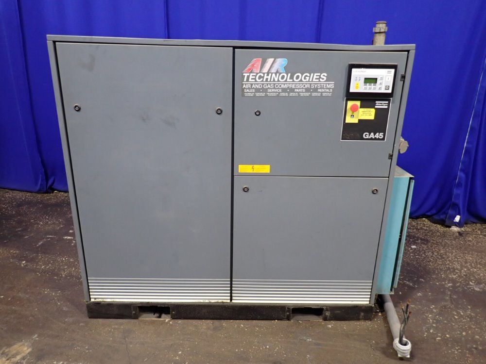 Atlas Copco 60 Hp Ga45 Air Compressor - Ga45