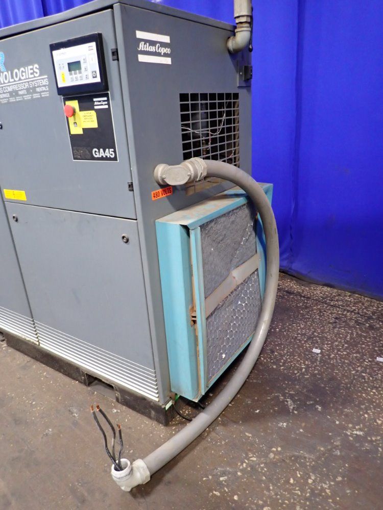 Atlas Copco 60 Hp Ga45 Air Compressor - Ga45
