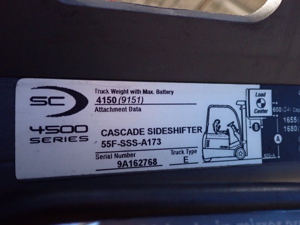 Crown 3700 Lbs 4500 Series Electric Forklift - 4500 Series